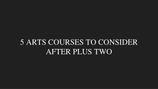 5 Art Courses to Consider After Plus Two