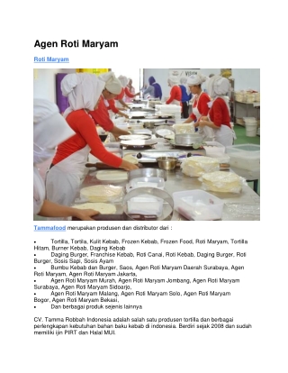 Agen Roti Maryam