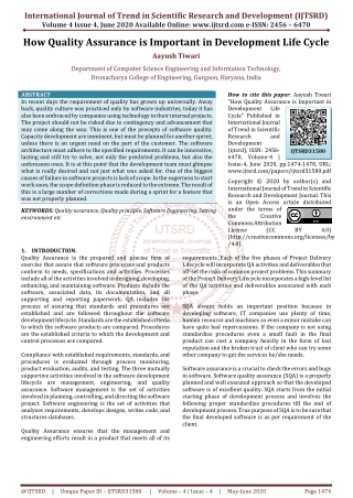 How Quality Assurance is Important in Development Life Cycle