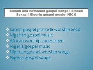 Nigeria gospel songs