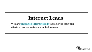 Internet Lead List for Business Growth | Internet leads provider