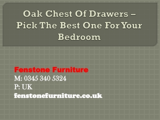 Oak Chest Of Drawers – Pick The Best One For Your Bedroom