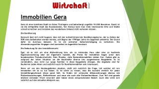 Immobilien Gera