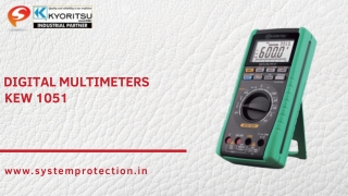 Digital Multimeters Kew 1051 | System Protection