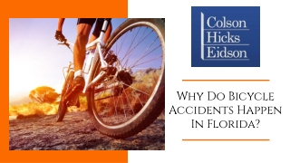 Why Do Bicycle Accidents Happen In Florida?