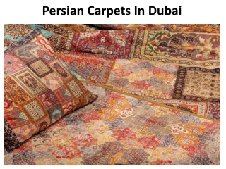 Persian Carpets In Dubai