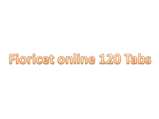 Fioricet Online 120 Tabs