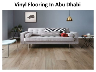 Vinyl Flooring In Abu Dhabi