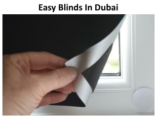 Easy Blinds in Abu Dhabi