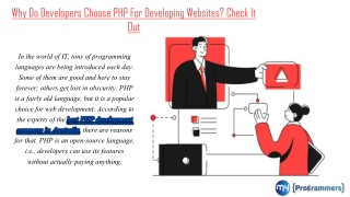 Best PHP development company in Australia