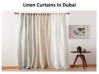 Linen Curtains Abu Dhabi