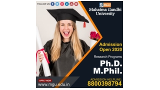 Leverage your education with the best| Mahatma Gandhi University