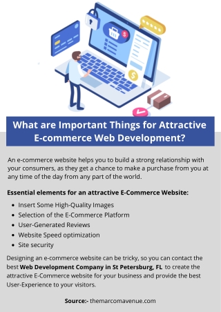 What are Important Things for Attractive E-commerce Web Development?