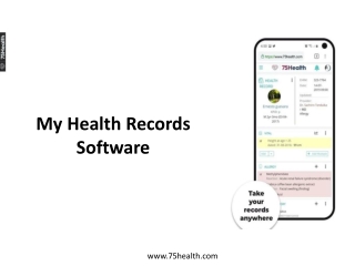 Electronic Prescribing Software - 75Health