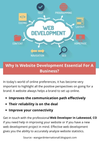 Why Is Website Development Essential For A Business?