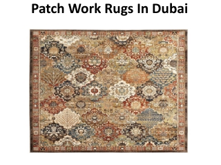 Patch Work Rugs In Dubai