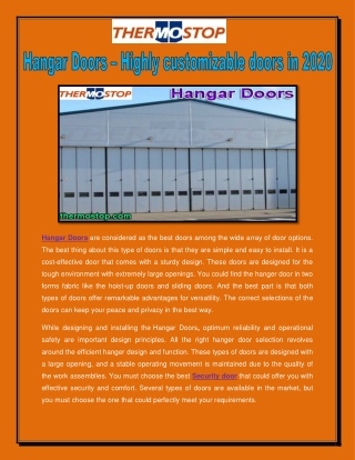Hangar Doors