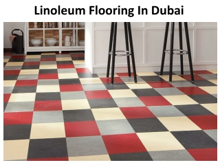 Linoleum Flooring In Dubai