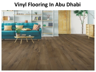 Vinyl Flooring In Abu Dhabi