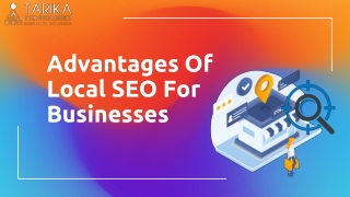 Advantages Of Local SEO For Businesses