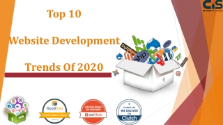 Top 10 Website Development Trends Of 2020
