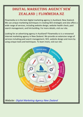 Digital Marketing Agency New Zealand | Flowmedia.nz