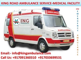 Hi-Tech ICU Ambulance Service in Kankarbagh and Danapur Patna by King