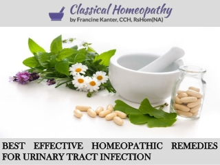 Best Effective Homeopathic Remedies for Urinary Tract Infection