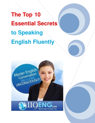 Top 10 Essential Secrets to Speaking English Fluently