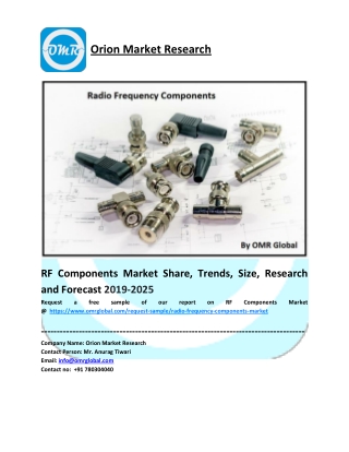 Global RF Component Market Size, Share, Future Prospects and Forecast 2019-2025