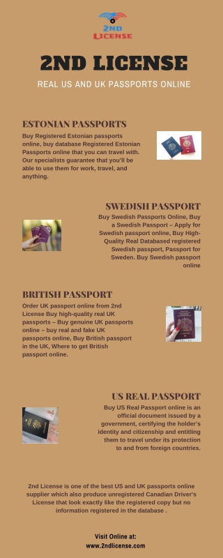 Buy German Passports Online for Sale from 2nd License