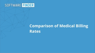 Comparison of Medical Billing Rates
