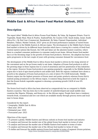 Middle East & Africa Frozen Food Market Outlook, 2025