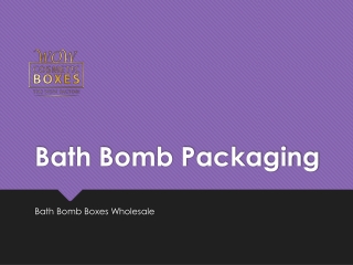 Bath Bomb Packaging