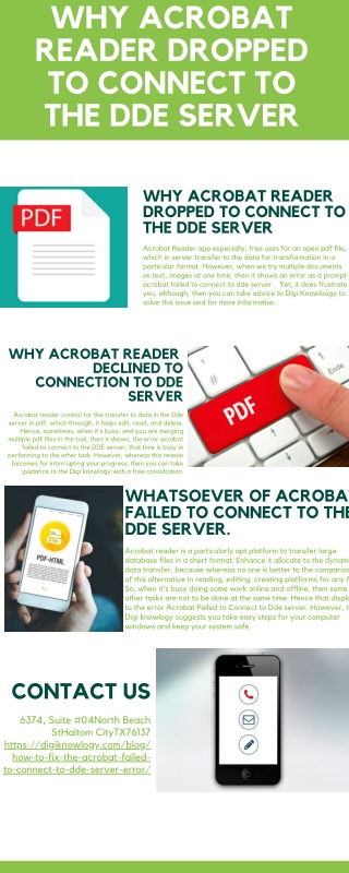 Why Acrobat Reader Dropped to Connect to the DDE Server