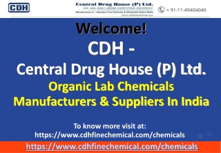 Lab Chemicals Manufacturers-CDH Fine Chemical