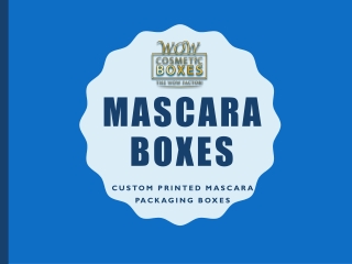 Mascara Packaging