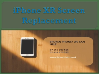 iPhone XR Screen Replacement