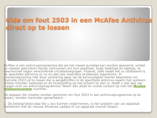 Mcafee Klantenservice telefoonnummer Valuable online service provider