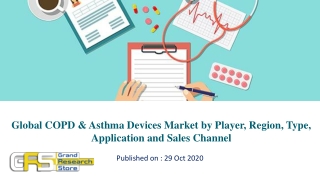 Global COPD & Asthma Devices Market by Player, Region, Type, Application and Sales Channel