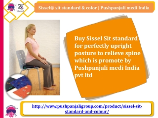 Sissel® sit standard & color | Pushpanjali medi India