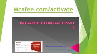 Mcafee.com/Activate - Enter McAfee 25 Digit code - McAfee Activate