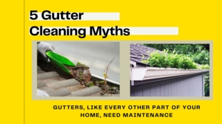 5 Gutter Cleaning Myths