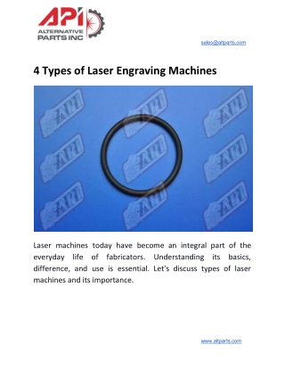 4 Types of Laser Engraving Machines
