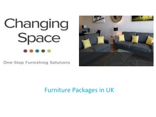 Furniture Packages in UK