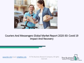 Couriers And Messengers Market Report 2020-30: Covid 19 Impact and Recovery