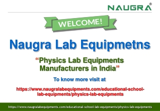Physics Lab Equipments Manufacturers in India