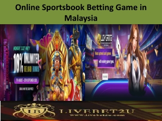 Online Sportsbook Betting Game in Malaysia