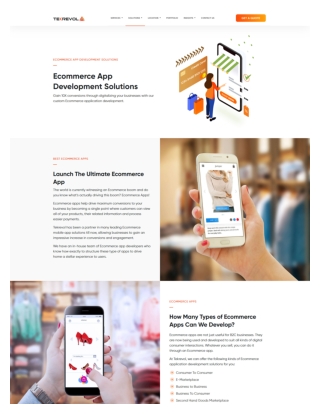 Ecommerce App Development Solutions