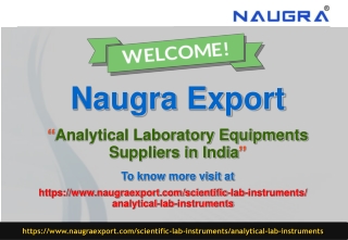 Analytical Laboratory Equipments Suppliers in India